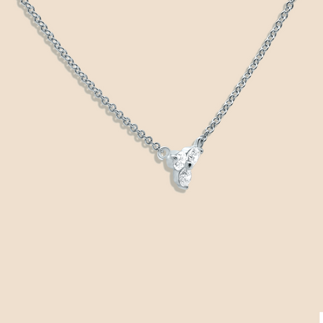 Lotus Diamond Necklace