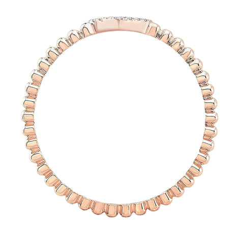 Lovie Beaded Diamond Ring