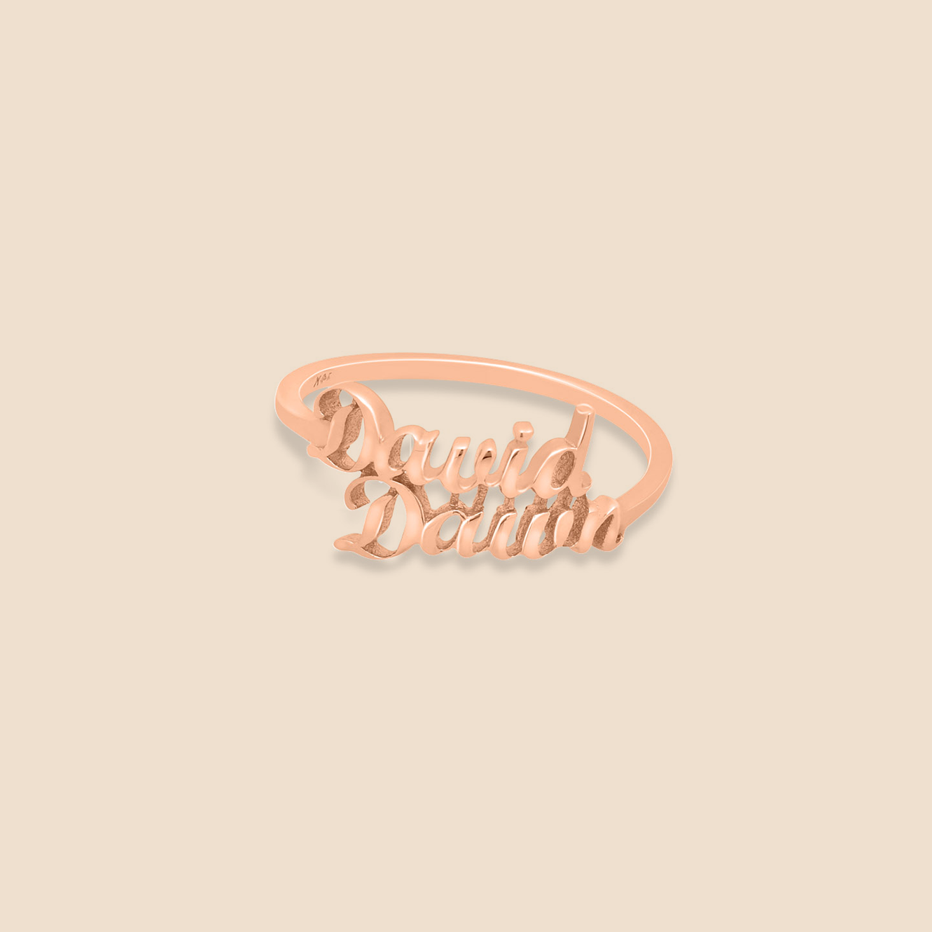 Two Name Ring