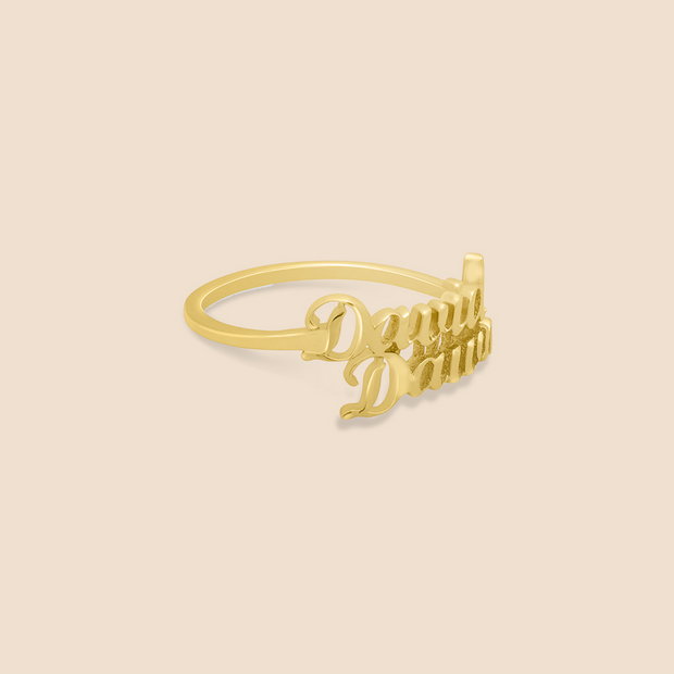 PERSONALIZED NAME RING | Ora Gift
