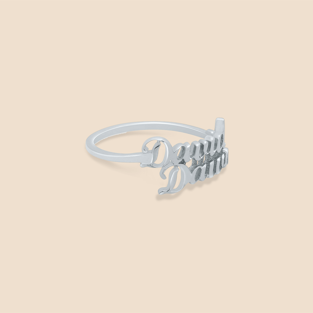 Two Name Ring