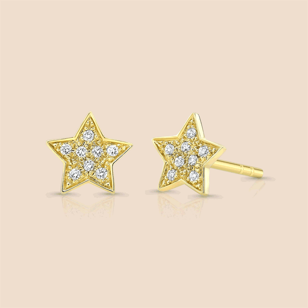 Star Studded Diamond Earring