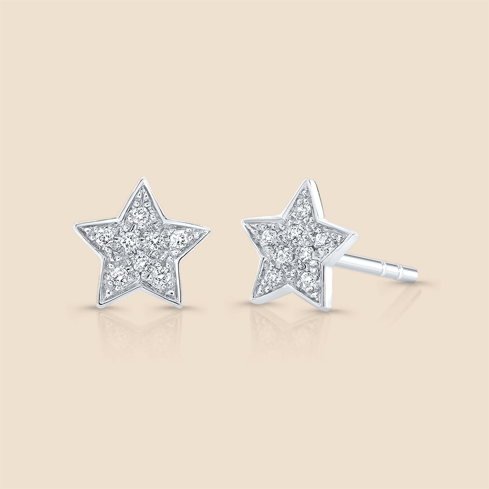 Star Studded Diamond Earring
