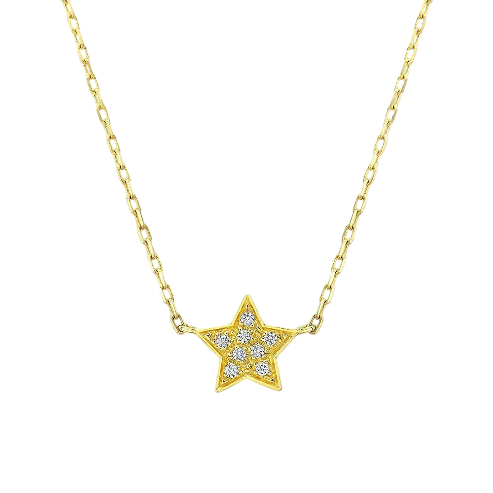 Star Studded Diamond Necklace