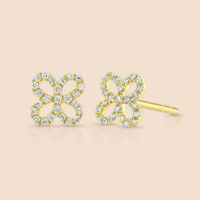Wallflower Diamond Stud Earring