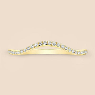 Wavelength Diamond Ring