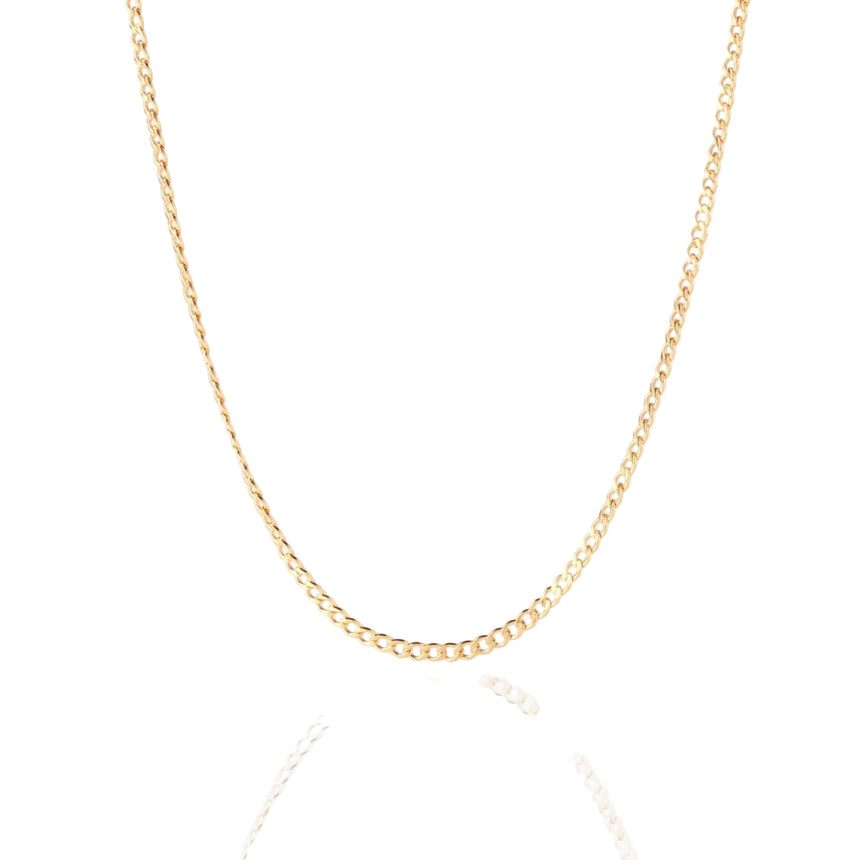 Curb Link Cable Chain Necklace