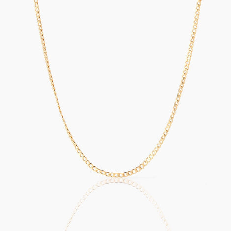 Curb Link Cable Chain Necklace